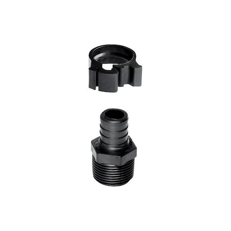 Pexlock Flair-It PEXLock 3/4 in. MPT X 3/4 in. D MPT Plastic Adapter 30848